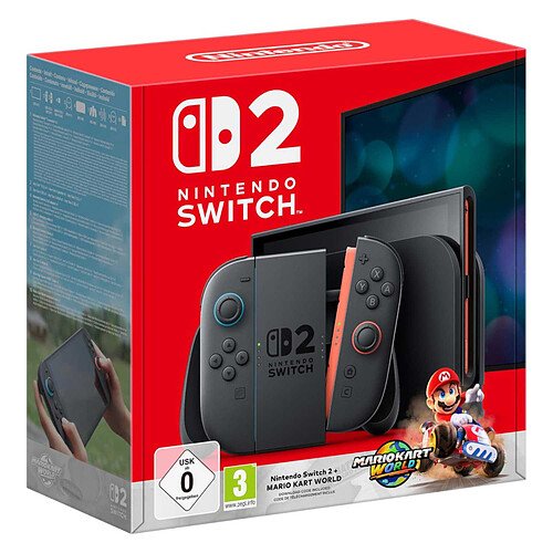 Nintendo Switch 2 + Mario Kart World menager-plus