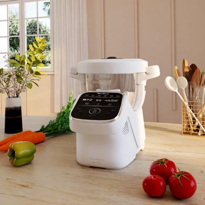 MOULINEX Companion XL Multifunctionele keukenmachine 3L 1550W Wit/Grijs - HF80CB10