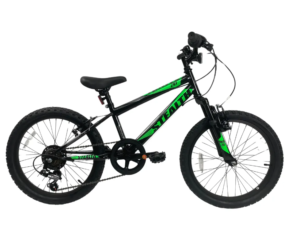 Ignite Stealth Zwartgroene kinderfiets menager-plus