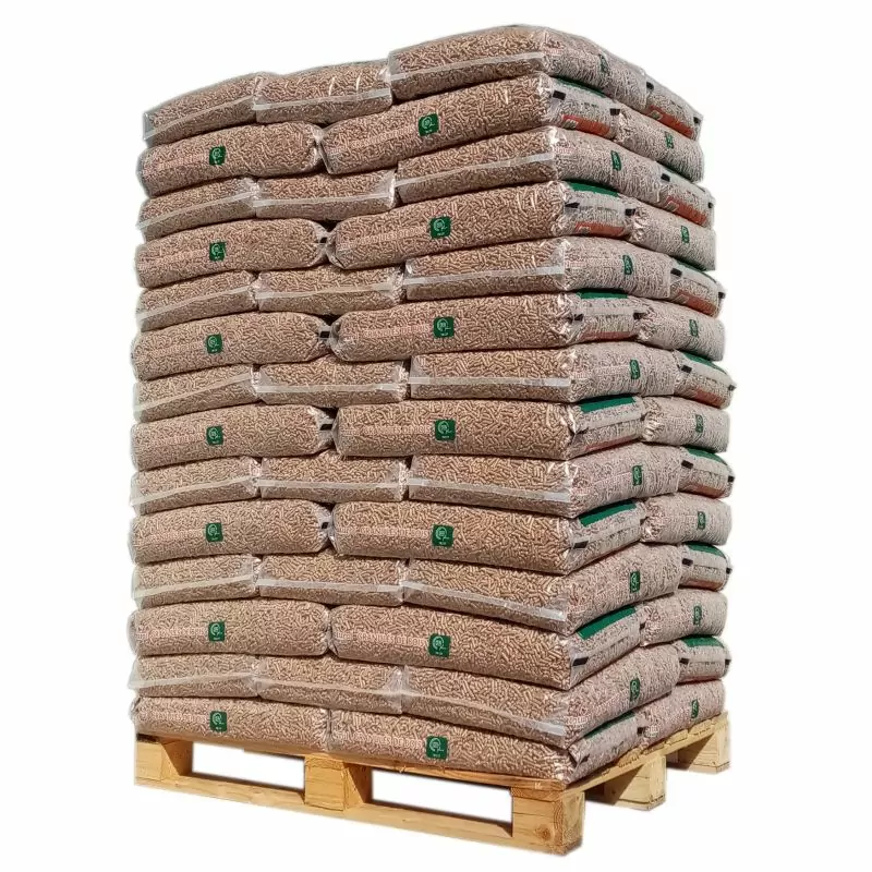 Houtpellets van Natural Energy, pallet met 70 zakken van 15 kg menager-plus
