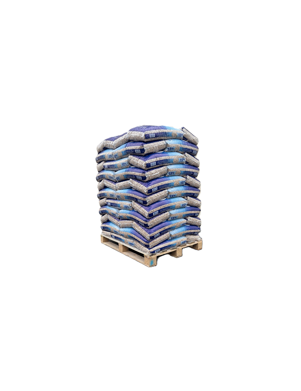 ENZO HOUTPELLETS - Pallet met 66 zakken van 15 kg, oftewel 990 kg. menager-plus